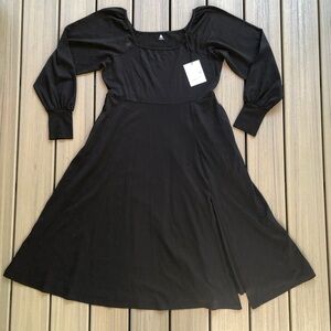 Able Black Long Sleeve Dress
